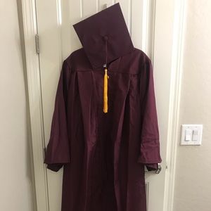 ASU cap and gown